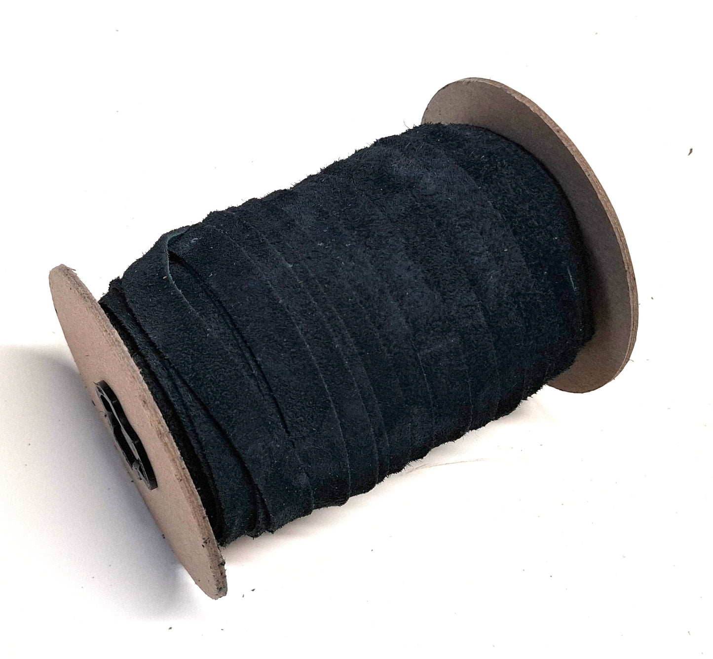 Dark Navy Calf suede Leather Lacing, 1/4" Flat, (10 yds) 0250NDA leather jewelry cord; DIY; dream catchers; leather crafts