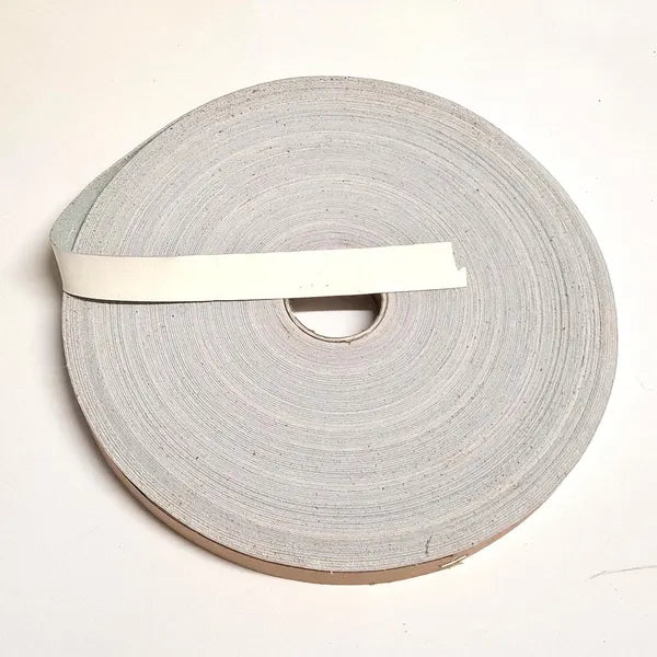 3/4" Leather Cord Piping (5 yards) in White Krinkle Patent 0750FCK