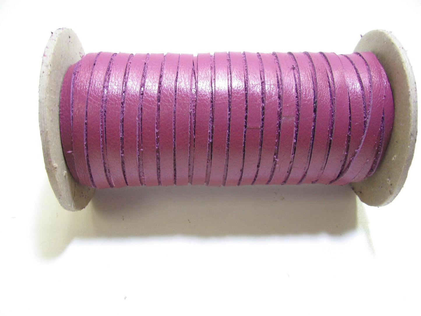 Genuine Purple Leather Flat Lacing 3/16" (10 yds) 0187NDA in Grape Juice leather jewelry cord; dream catchers; leather crafts; kids; art