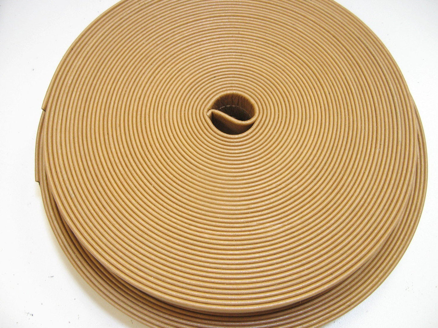 1" Double Folded, Reinforced, Cowhide Strap Corral Tan (1 YD) 1000RDB