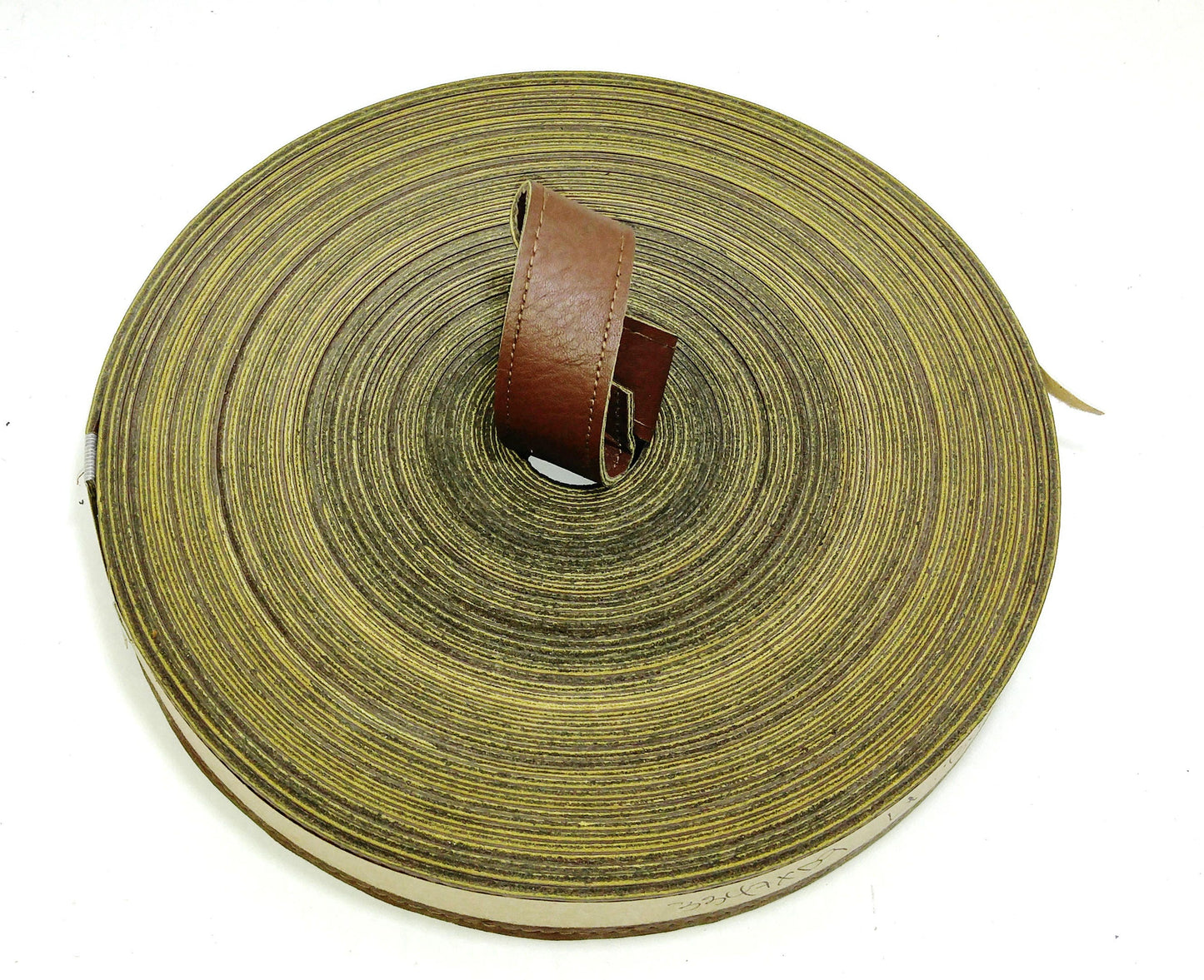 1" Back to Back Stitched Genuine Cowhide Leather Strap in Light Brown (1 yard) 3347XD9