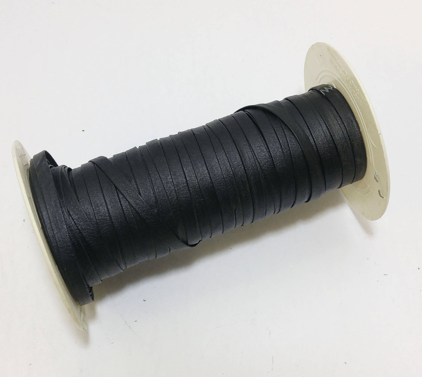 3/16" Polyurethane Leatherette Stripping in Black Sienna (10 yds) 0187BU faux leather strips; jewelry cord; trimming; VEGAN