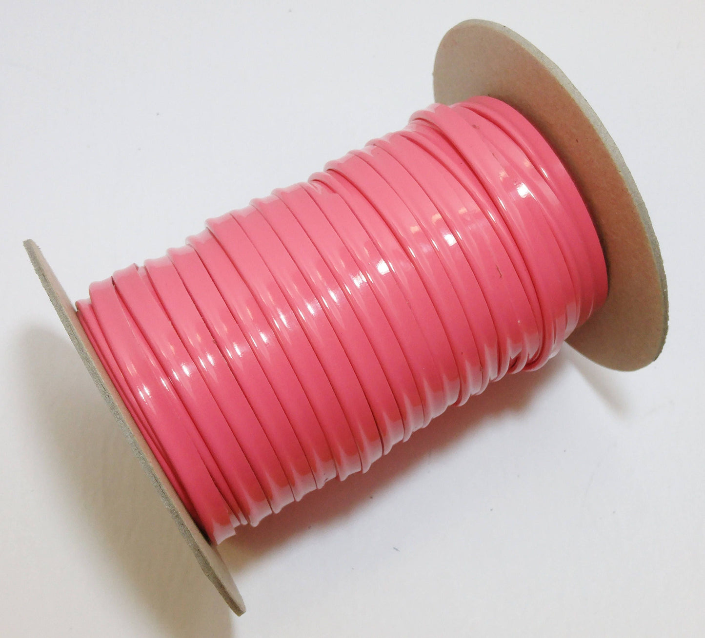 Cord Piping 5/16 Pink Patent Polyurethane Leatherette" (5 yds) 2095XUPU
