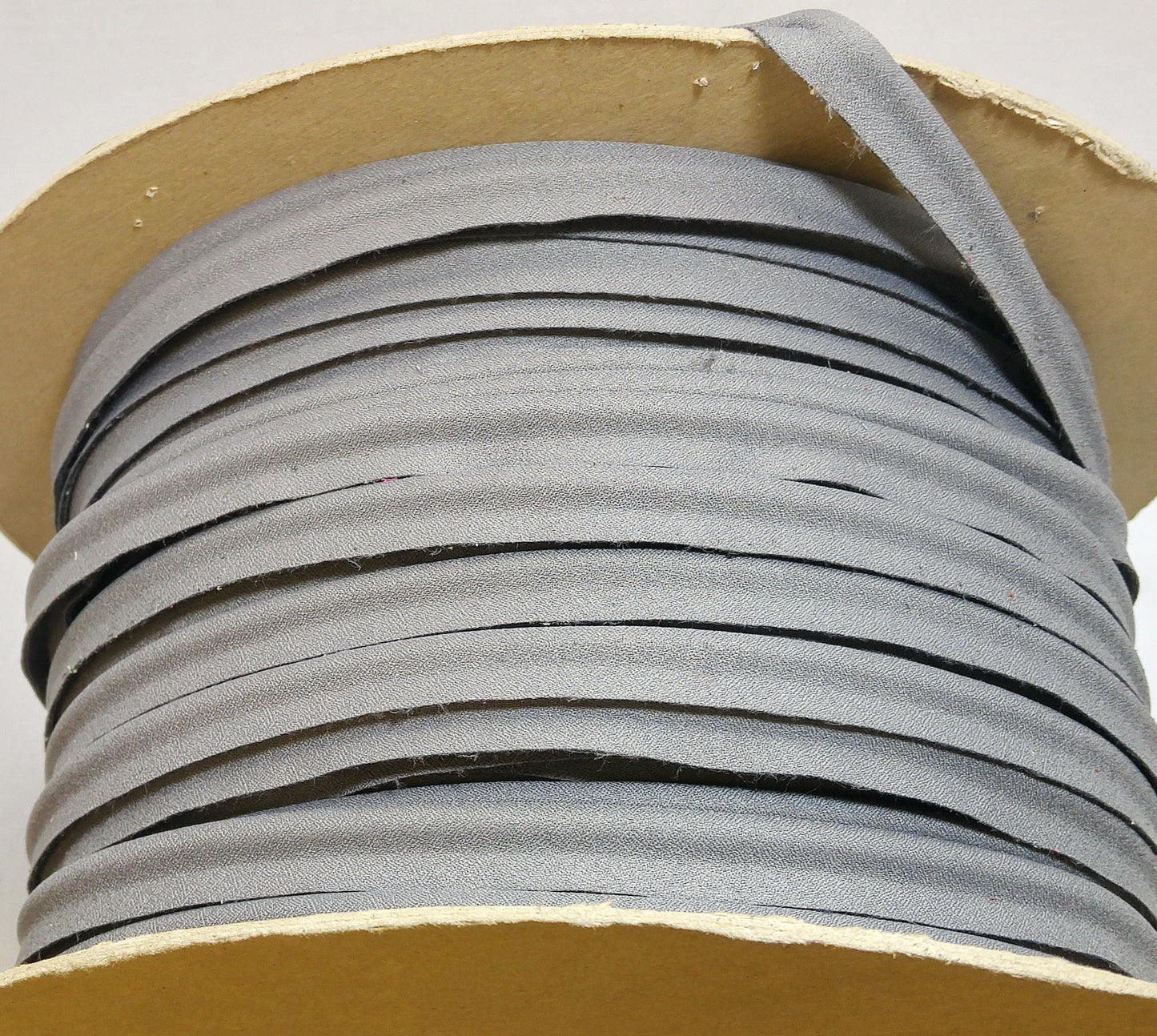 5/8" Thick Cord Piping in Grey/Gray Peau de soie (5 YDS) - upholstery, bold look; matresses, cushions, pillows, garments, home decor, DIY