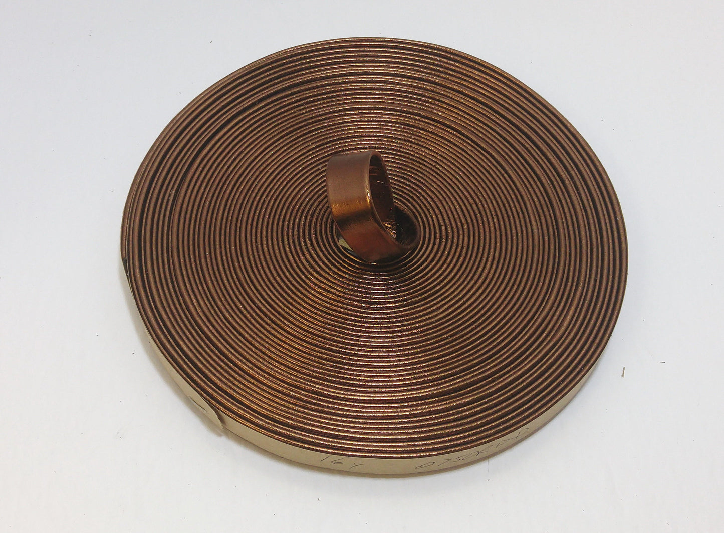 NEW COLOR - 3/4" Double Folded and Reinforced Cowhide Lacing in Bronze Metallic (2 YDS) 0750RDD strap; handbag