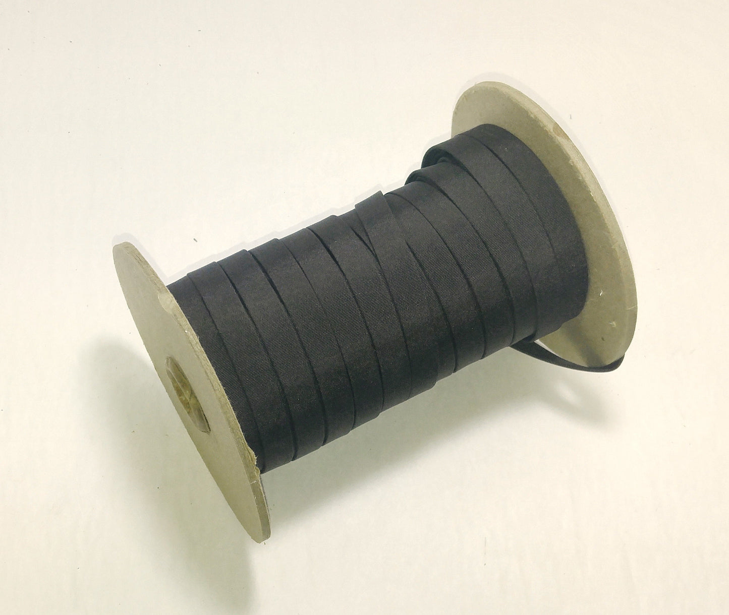 1/4", 3/8", 1/2", or 3/4" Polyester Fabric Stripping in Dark Brown Peau de soie (10 yds) 0250BTPDS 0375BTPDS 0500BTPDS 0750BTPDS