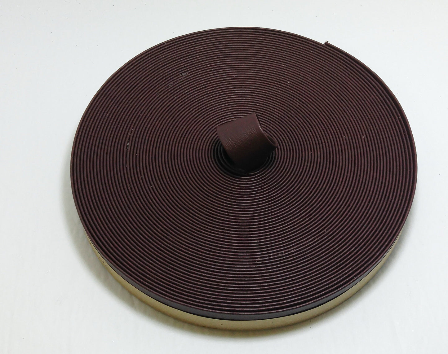 3/4" Double Folded Vegan Leather Strap in Wine Centura (5 YDS) 0750BVCEN vinyl purple maroon