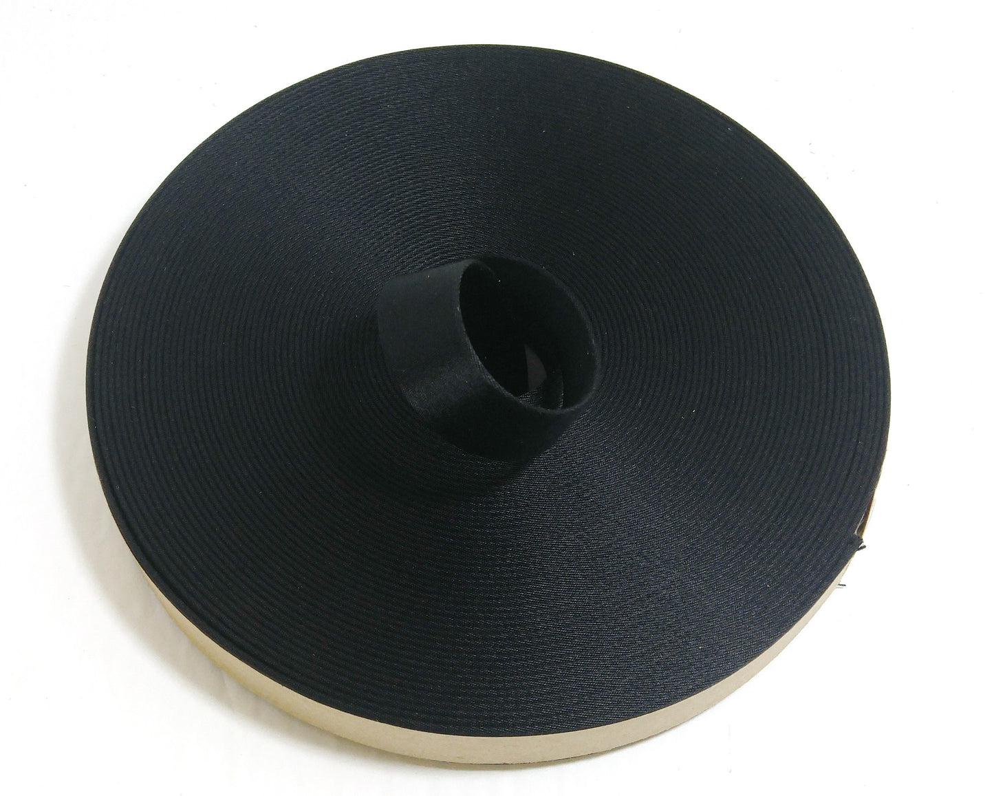 3/8", 1/2", 3/4" or 1" Black Satin Fabric Stripping (10 yds) 0375BTPDS 0500BTPDS 0750BTPDS 1000BTPDS