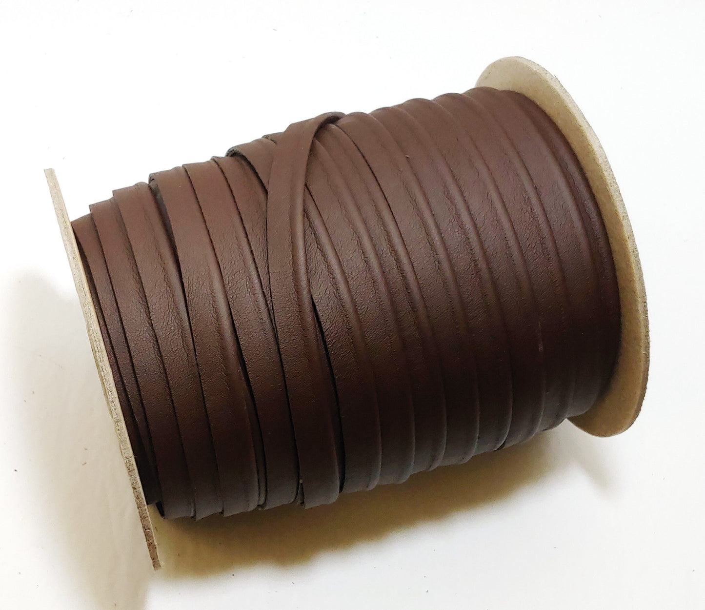 1/2" Cord Piping in Burgundy Polyurethane Faux Leather 3277XULT (5 YDS) Vegan Friendly; Lamb Touch softness and finish; soft and supple