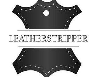 3/8" Double Folded, Lamb Leather Stripping in Red Analina (5 yds) 0375BLB