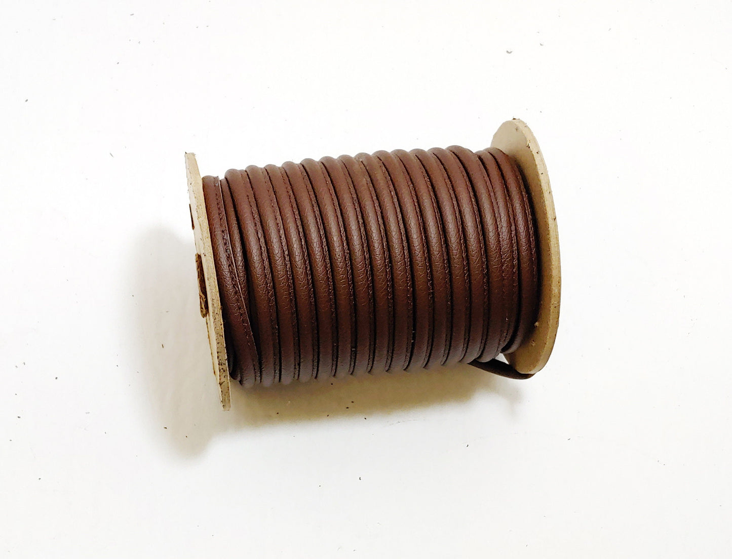 5/16 Vinyl Leatherette Cord in Brown Athena (5 yds) 3765XVATH faux leather; vegan
