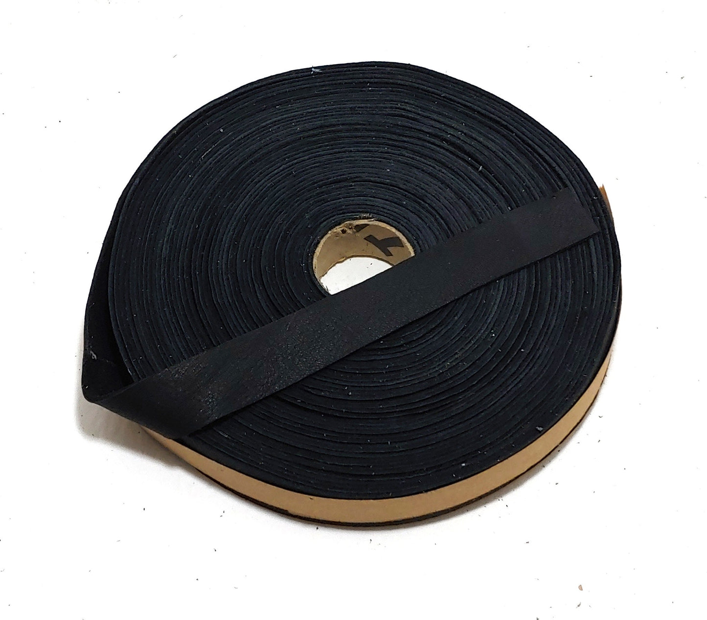 1" Flat Genuine Deerskin Leather Edge Trim or Binding in Black (2 yards) 1000NHM