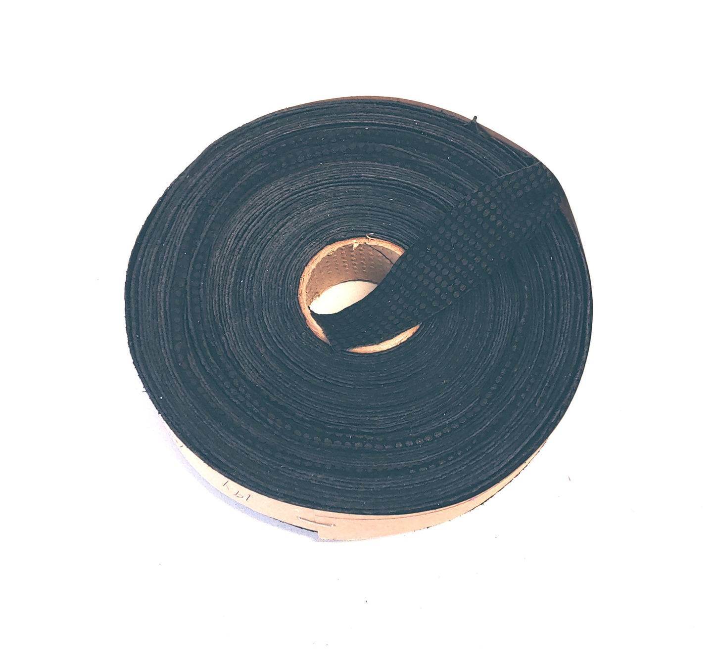 1" Flat Black Lamb Print 1 Genuine Lamb Suede Binding (3 yds) 1000NLB trim tape; edge binding; leather tape