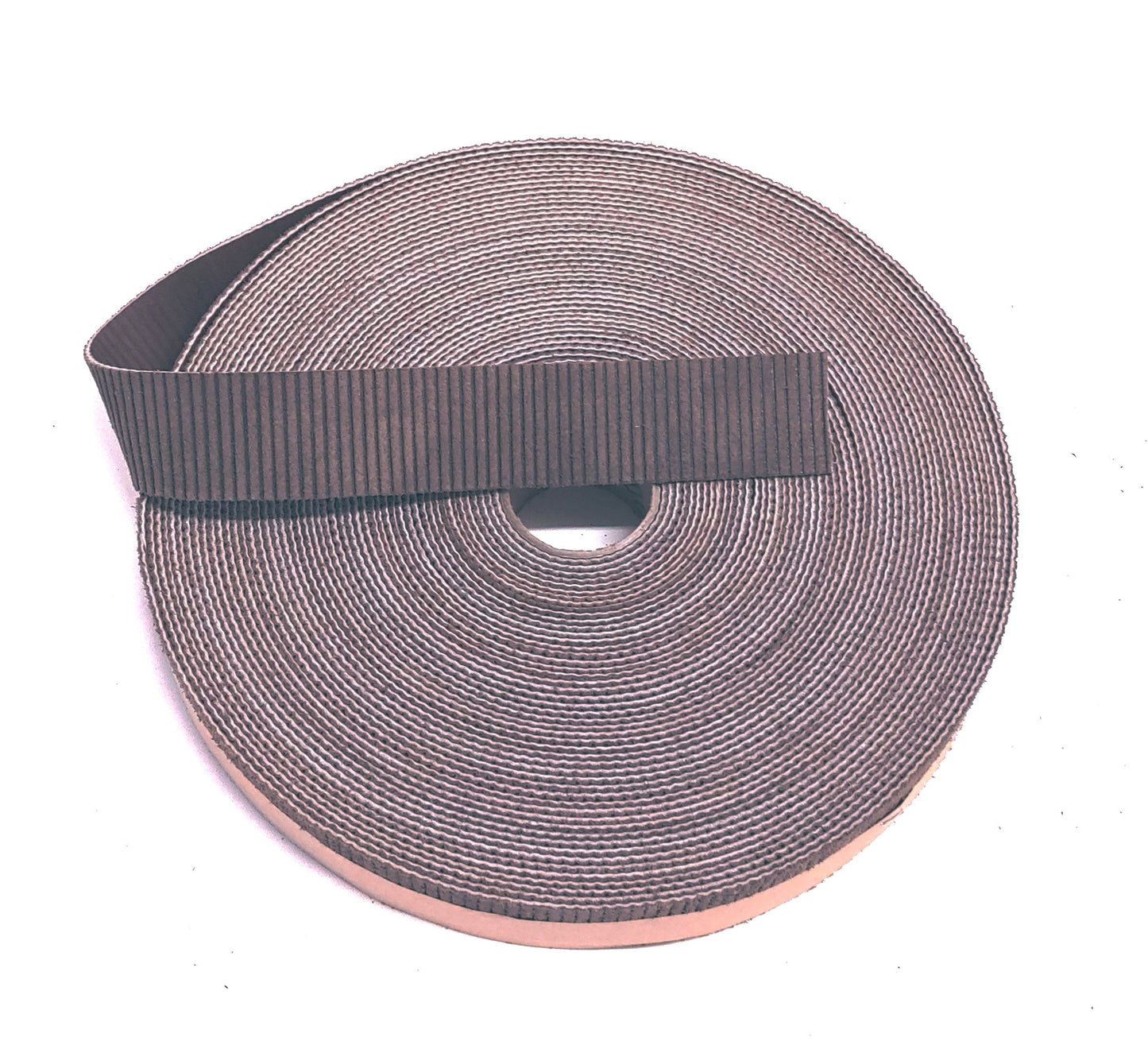 1" Flat Cowhide Leather Binding in Taupe Corduroy (3 yds) 1000NCD trim tape; edge binding; leather tape