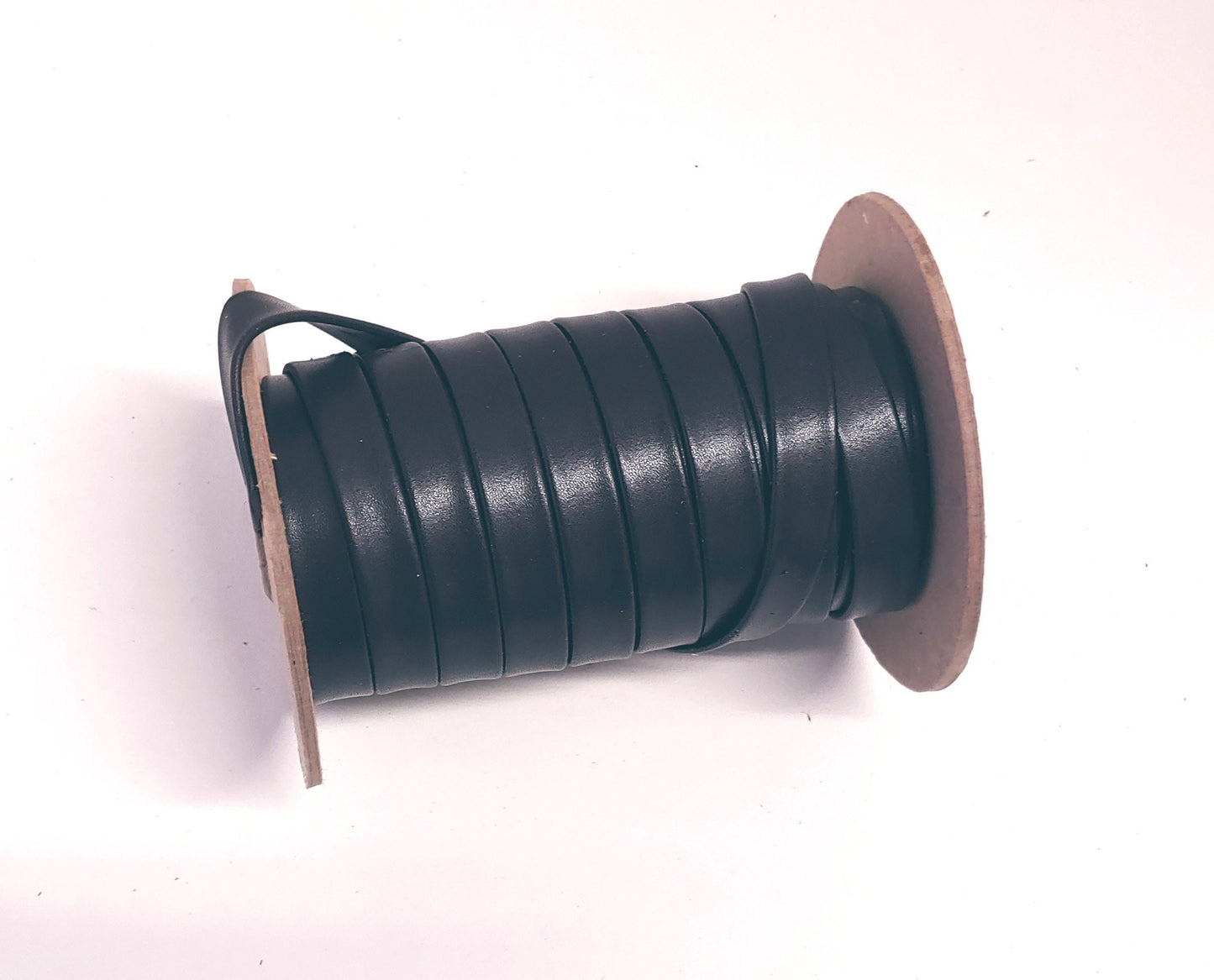 1/2" wide Cowhide Leather Strap in Brown Damien (3 yds) 3702XDA Double-folded and Reinforced; tote bag straps; belts