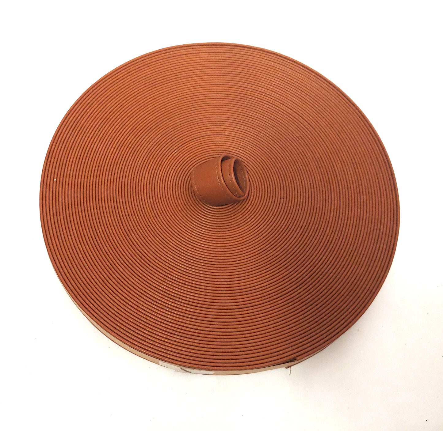 1" Double Folded, Reinforced and Stitched, Cowhide Strap London Tan (1 YD) 1000RDCS strap; leather handbag strap; heavy strap; brown