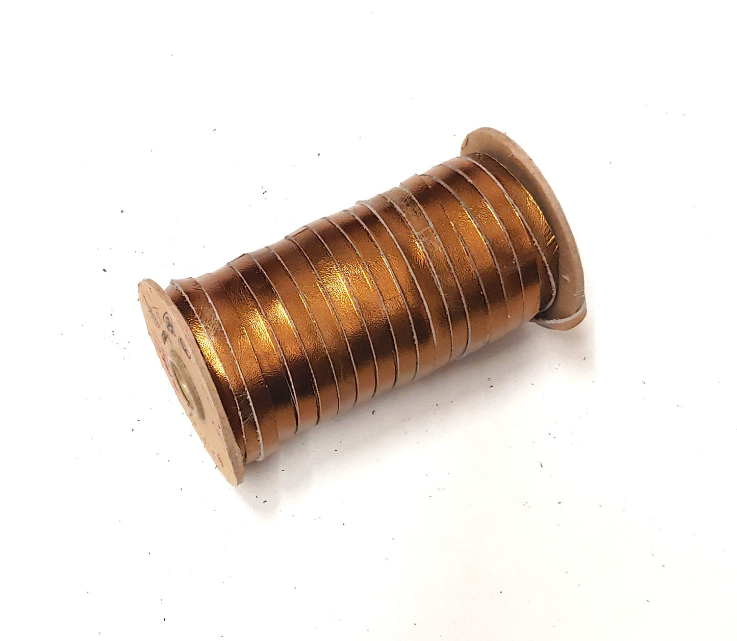 1/4" Flat, Cowhide Leather Lacing in Bronze (10 YDS) 0250NDD leather jewelry cord; DIY; dream catchers; leather crafts