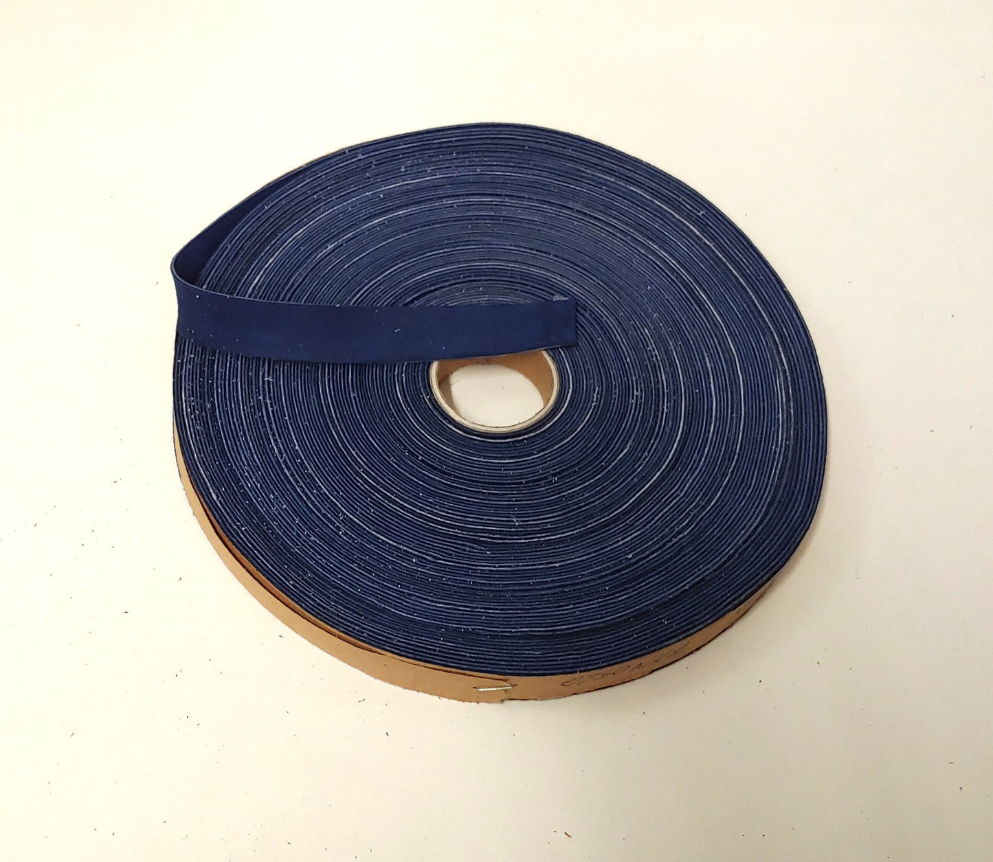 3/4" Flat Goatskin Suede stripping in Navy (3 YDS) 0750NKA supple, soft