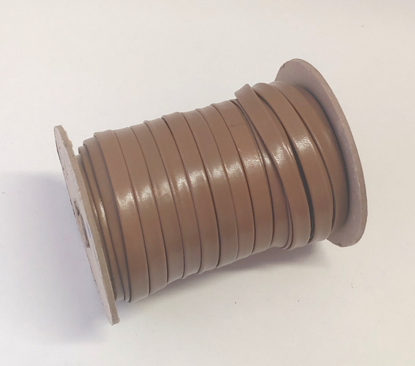 3/8" wide Kid Leather Lacing in Camel (3 yds) 3701XKA Double-Folded and Reinforced