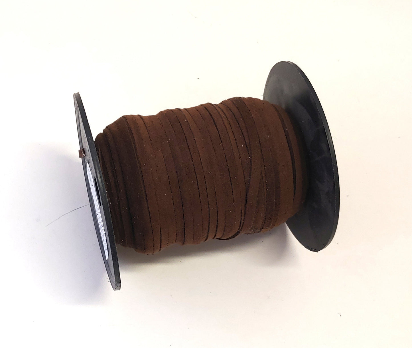 3/16" (10 yds) 0187NUE in Brown Ultrasuede jewelry cord; leather lacing; dream catchers; leather crafts