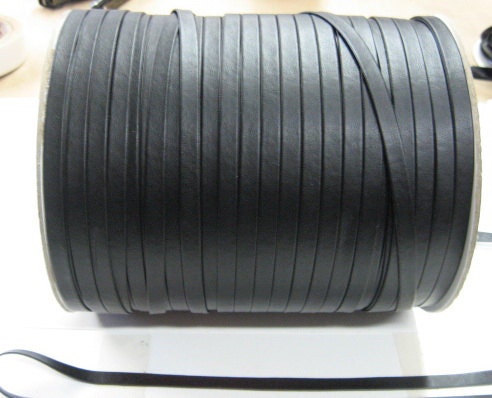 Black Leatherette Stripping 5/16" (10 YDS) 0312B3
