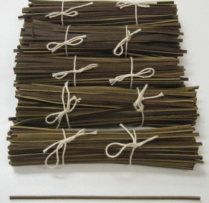 Rawhide Leather Laces 1/8" x 8" (10 pieces) Brown