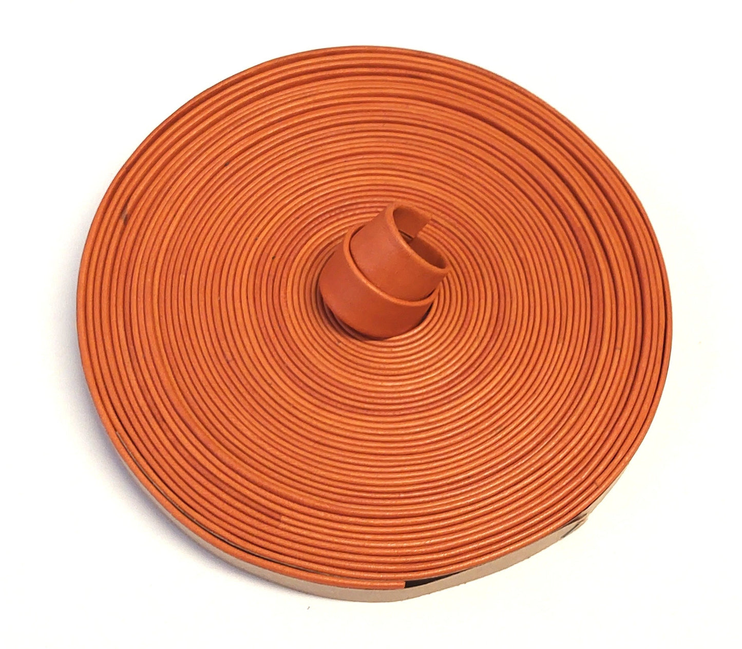 3/4" Double-folded & Reinforced Sheep Leather Strap in Burnt Orange (2 YD) 0750RDB