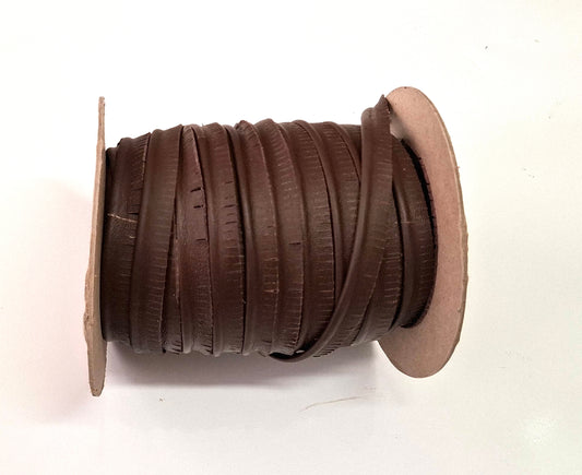 Cowhide Leather 1/2" Cord Piping in Milk Chocolate (2 yds) 3446XDB
