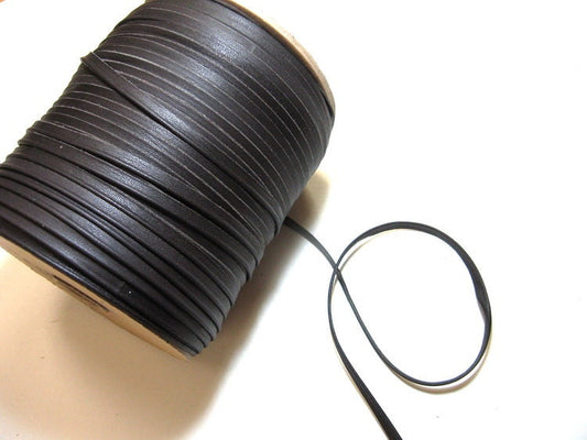 CLEARANCE!!!!   5/16" Cowhide Leather Cord Piping in Chocolate Brown (5 YDS) 3679XD8