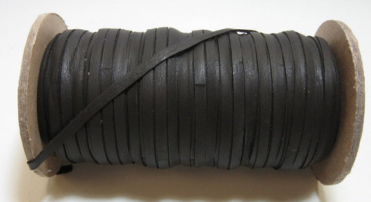 5/32" Flat, Lamb Leather Lacing in  Milk Chocolate Brown (10 YDS) 0156NL6 DIY; tassels; dream catchers; fringes; leather crafts;