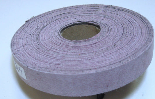 7/8" Flat Pig Suede Binding in Fused Pink (5 yds) 0875NP4 trim tape; edge binding; leather tape