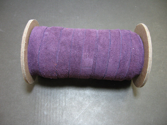 Genuine Violet Pig Suede Stripping 1/2" flat (5 yds) 0500NP4