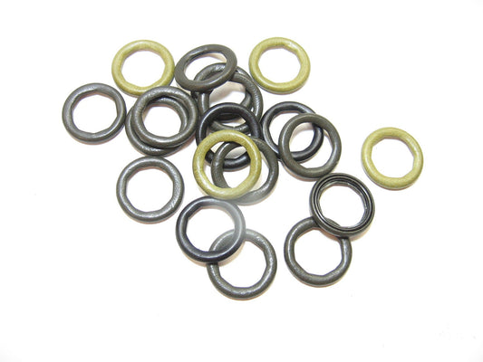 Lot of Leather Covered Buckles U45R - 3/4" Round Leather Covered Buckles/Rings