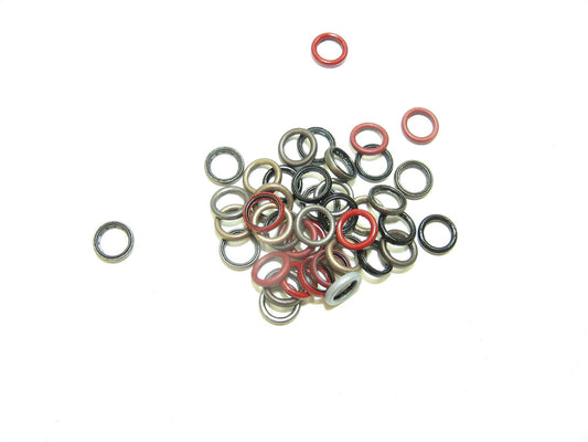 Lot of Leather Covered Buckles U30R - 1/2" Round Leather Covered Buckles/Rings