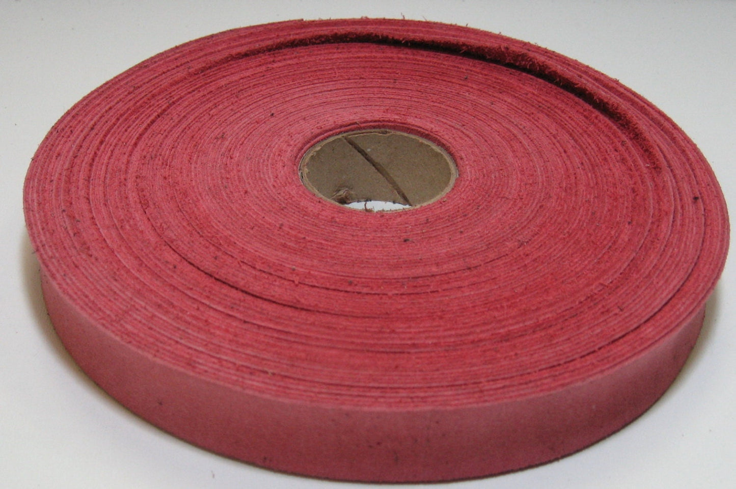 7/8" Flat Pig Suede Binding in Bright Pink (5 yds) 0875NP4 trim tape; edge binding; leather tape