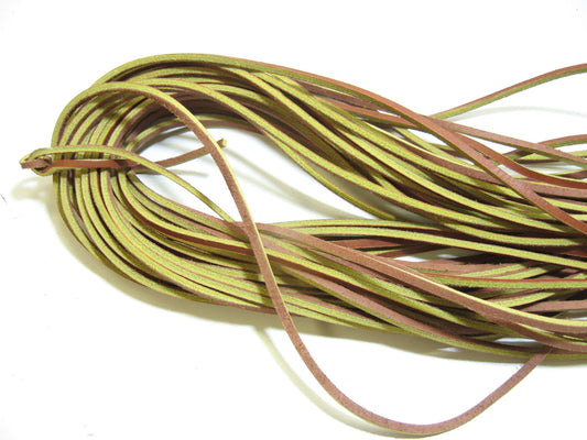 Rawhide Leather Laces 1/8" x 45"  Rust