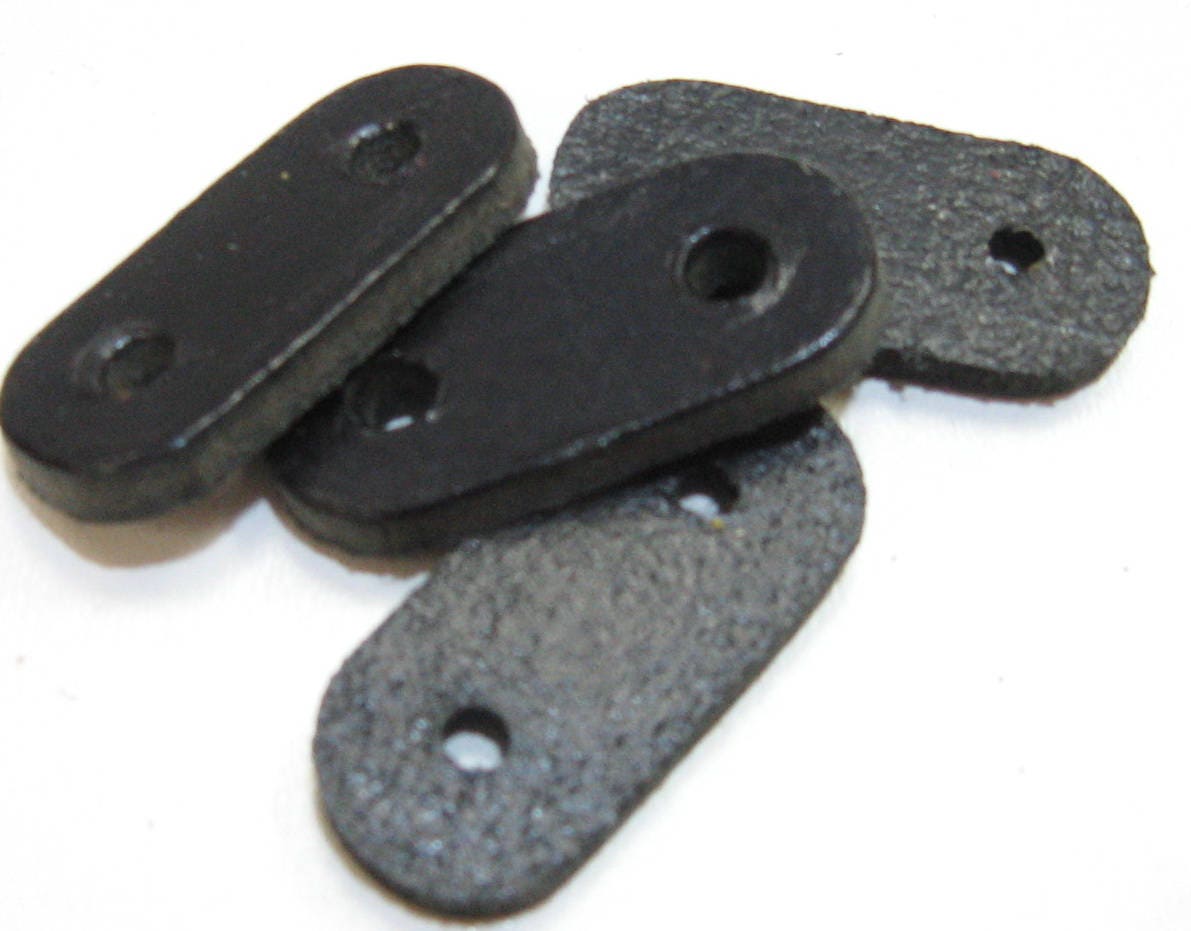 Real Leather Cord Sliders 1-1/2" x 3/4" (4 pcs) sewing; crafting; DT19-2