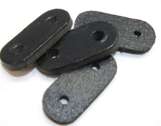 Real Leather Cord Sliders 1-1/2" x 3/4" (4 pcs) sewing; crafting; DT19-2