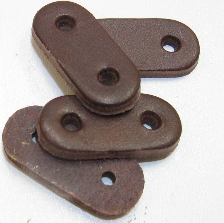 Real Leather Cord Sliders 1-1/2" x 3/4" (4 pcs) sewing; crafting; DT19-2