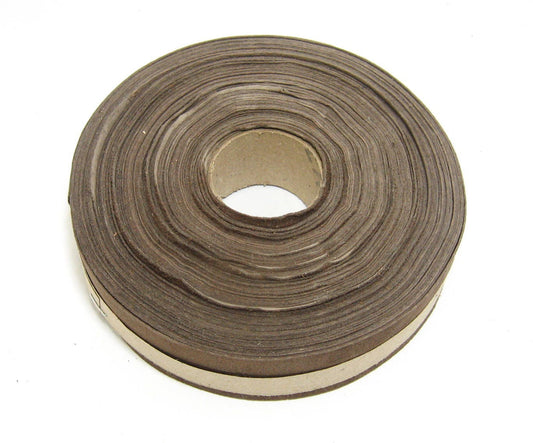 1- 1/4" Flat, Pig Suede Stripping, in Noisette/brown/beige/nut (3 YDS) 1250NP5 trim tape; edge binding; leather tape