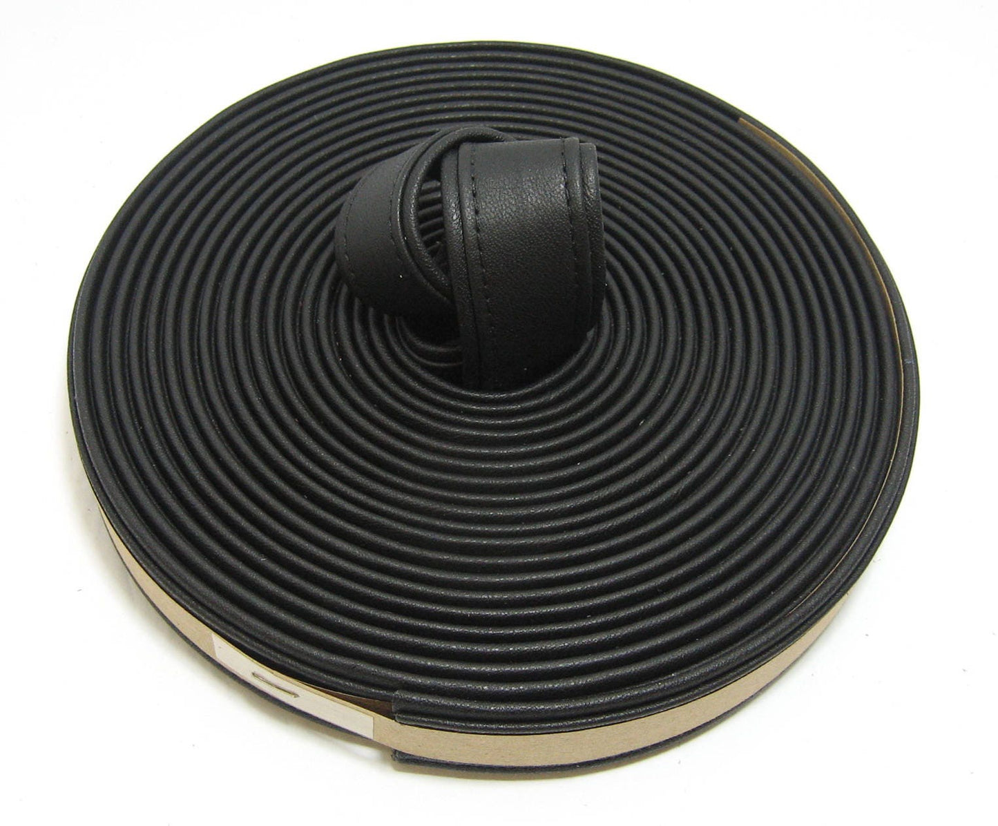 Genuine Cowhide Leather Strap -Two Layers - Double-folded & Reinforced in Black 1500 3591XD9 1-1/4" EXCEPTIONAL STRENGTH