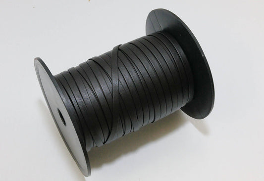 1/4" Polyurethane Leatherette Stripping in Brown Naturelle (10 yds) 0250BUNAT faux leather strips; jewelry cord; trimming; VEGAN