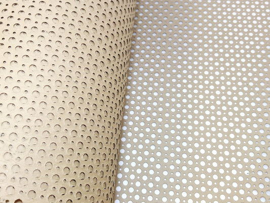 Fancy Holes Spraying Stencil in Brown Craft Paper - arts and crafts; scrapbooking; stencil; artwork; teachers; birthday parties; decoration