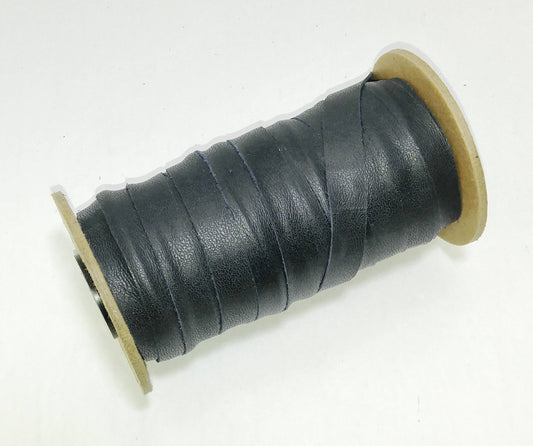 1/2" Flat Dark Navy Blue Climax Cowhide Leather Lacing (5 yds) 0500ND9 DIY; leather crafts; dream catchers; leather string; lacing; fringe;