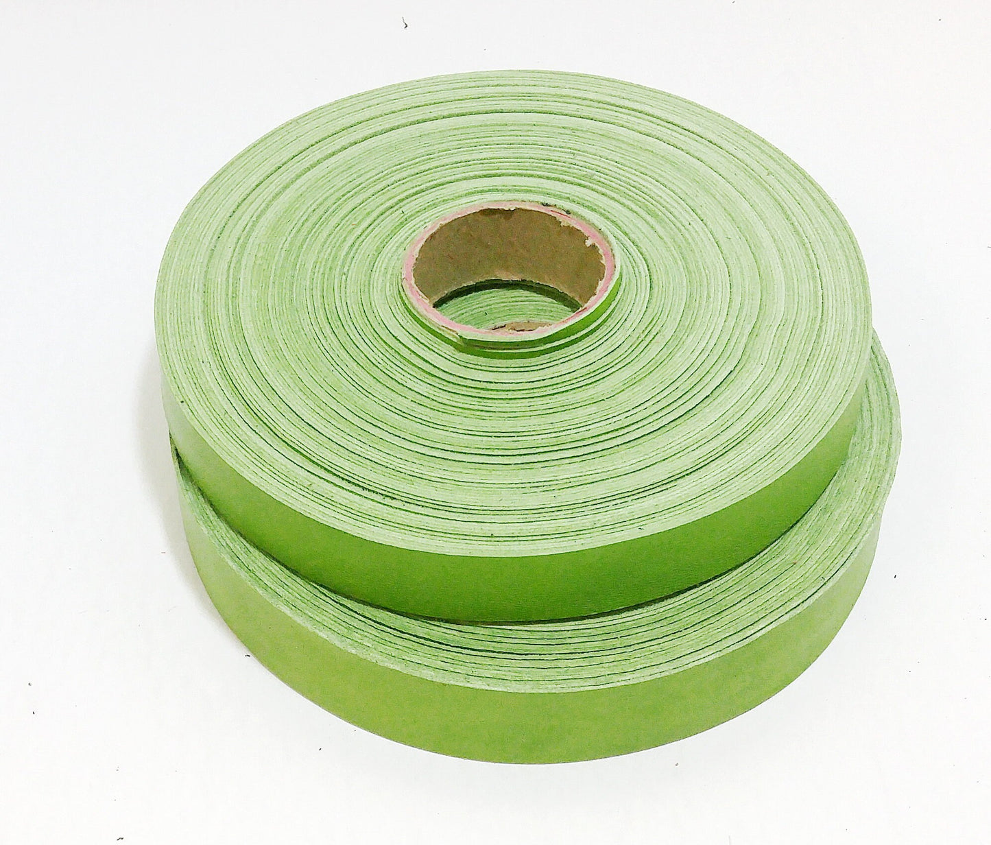 1" Flat Lambskin Leather Binding in Lime Green (3 yds) 1000NLA trim tape; edge binding; leather tape; apple green citrus