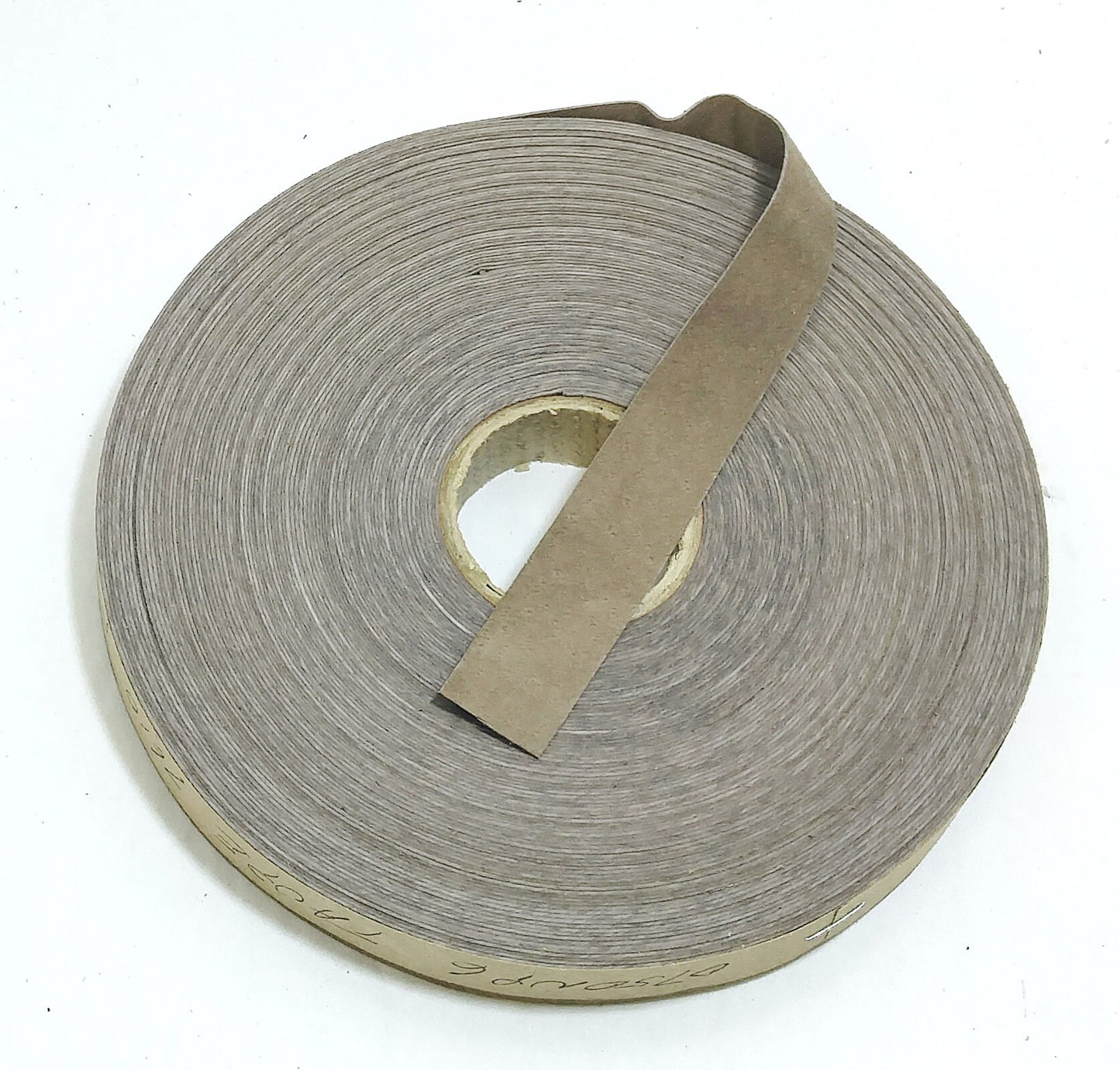 3/4" Flat, Pig Suede Stripping, in Taupe (3 yards) 0750NP6  trim tape; edge binding; leather tape