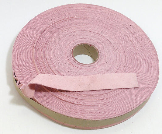 3/4" Flat, Lacing in Issy Baby Pink Calf Split Suede (5 yds) 0750ND9 bubble gum pink
