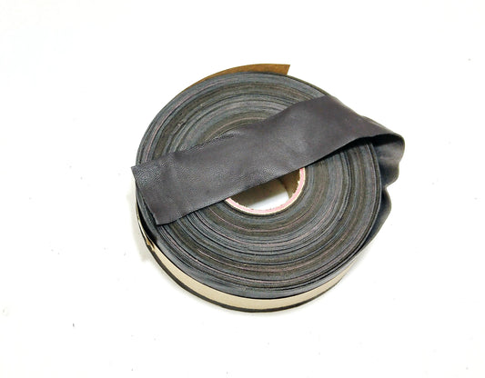 1-1/2" Flat, Cowhide Binding in Medium Brown (2 YDS) 1500NDB trim tape; edge binding; leather tape