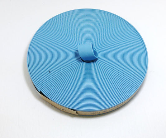 3/4" Double Folded Vegan Leather Strap in Sky Blue Marine (5 YDS) 0750BVMAR vinyl
