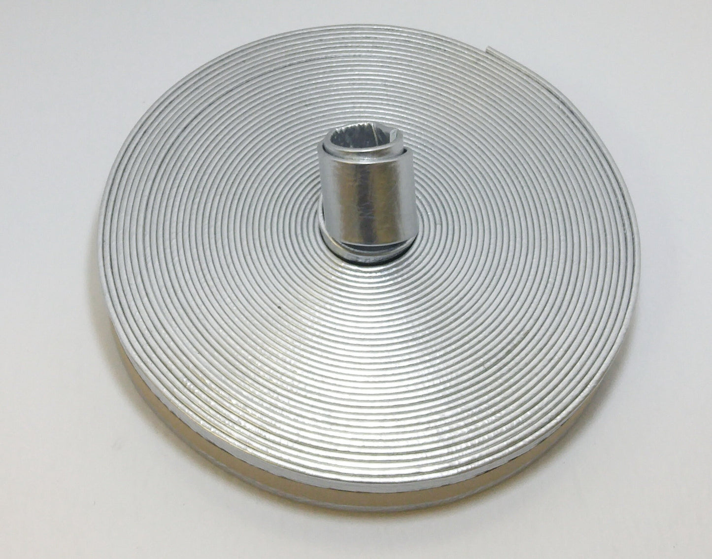 1-1/2"  Double Folded, Reinforced, Genuine Cowhide Leather Strap in Silver Crush Metallic (1 YD) 1500RCD